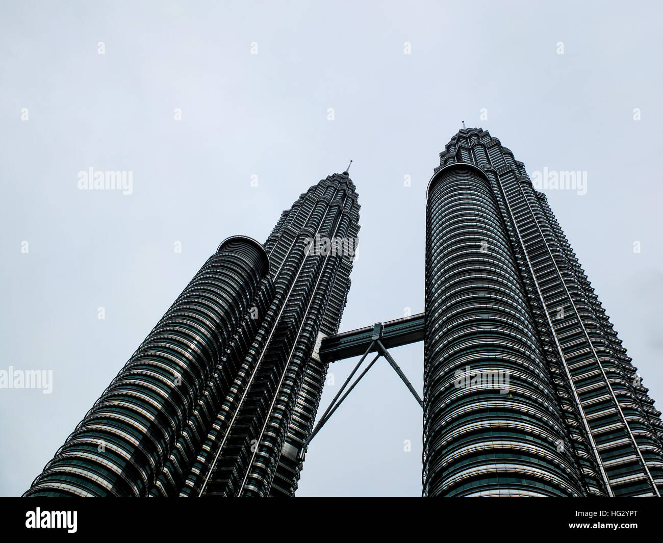 Malaysia famous place - Twin tower Stock Photo