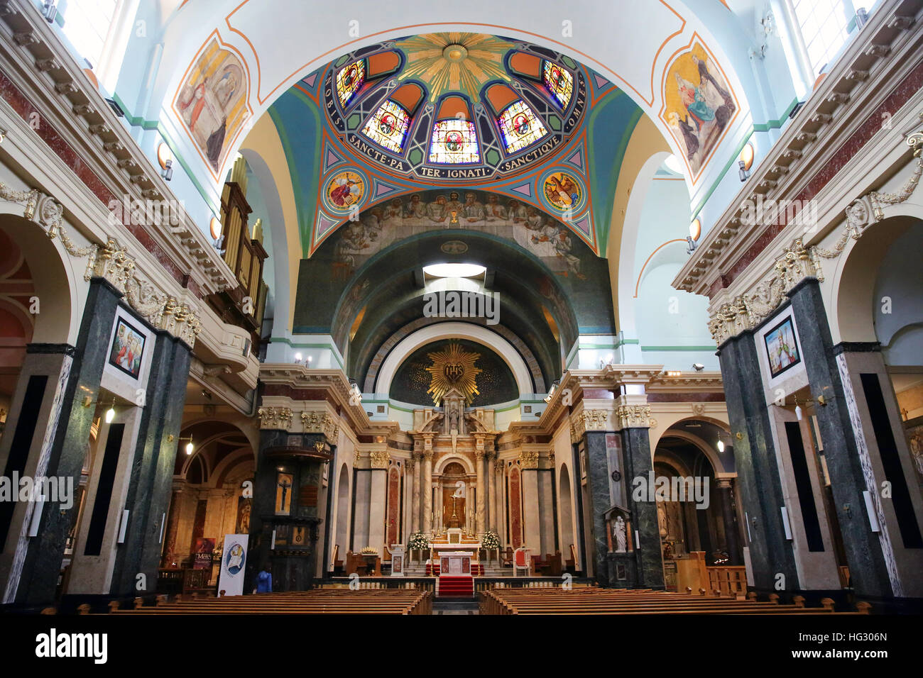 The beautiful Roman Catholic Saint Aloysius Jesuit church in Glasgow