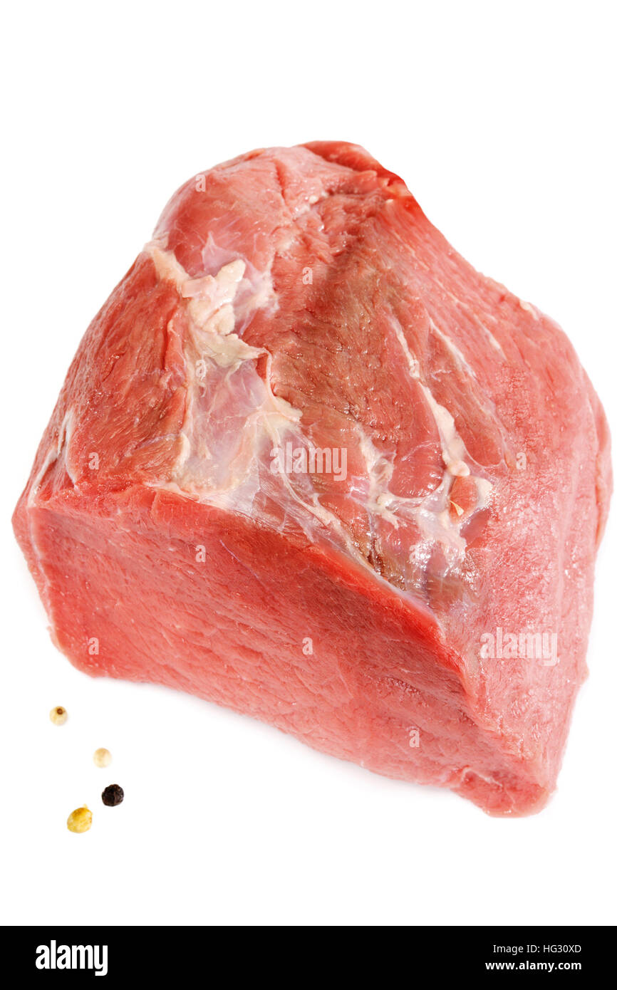 Beef roast, raw Stock Photo - Alamy