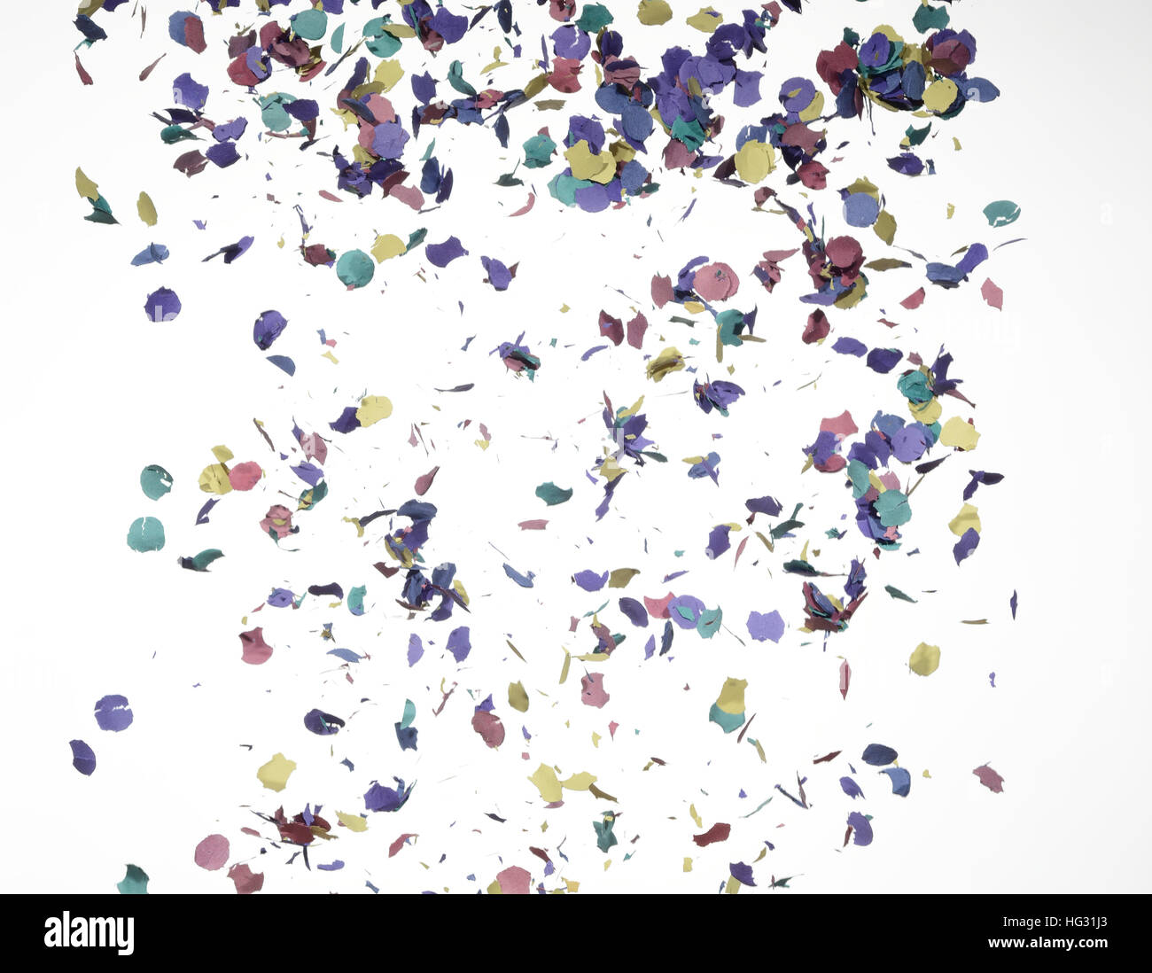 Rain of white confetti hires stock photography and images Alamy