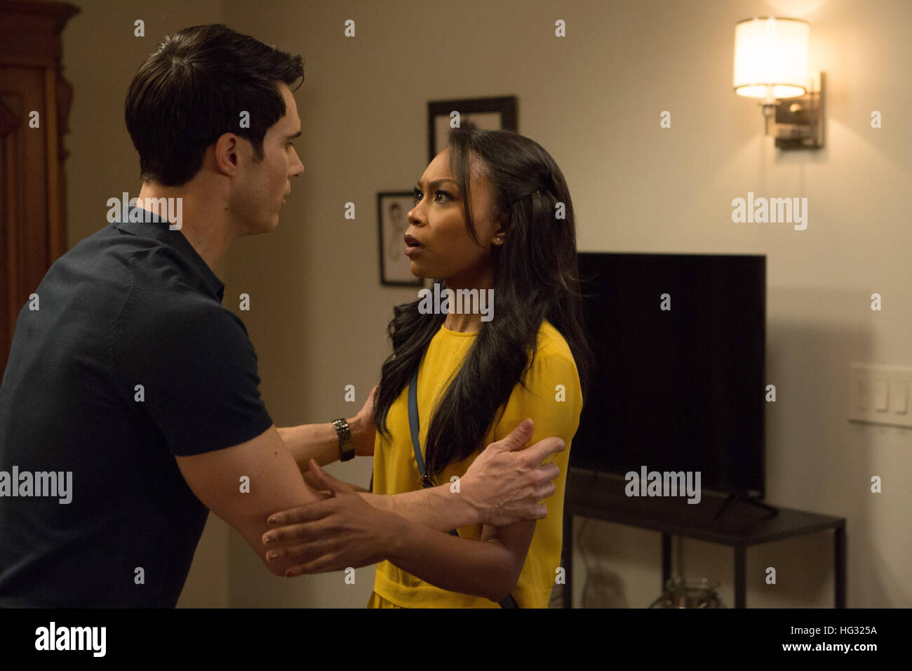 TOO CLOSE TO HOME, l-r: Nick Ballard, Ashley Love-Mills in 'Hard