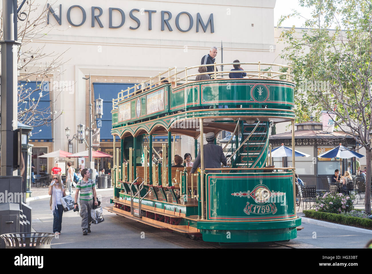 Nordstrom in Los Angeles editorial photography. Image of store