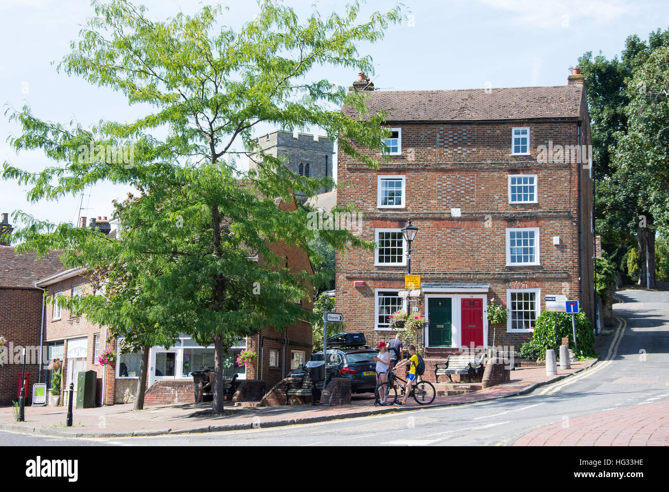 Period houses, High Street, Aylesford, Kent, England, United Kingdom Stock Photo