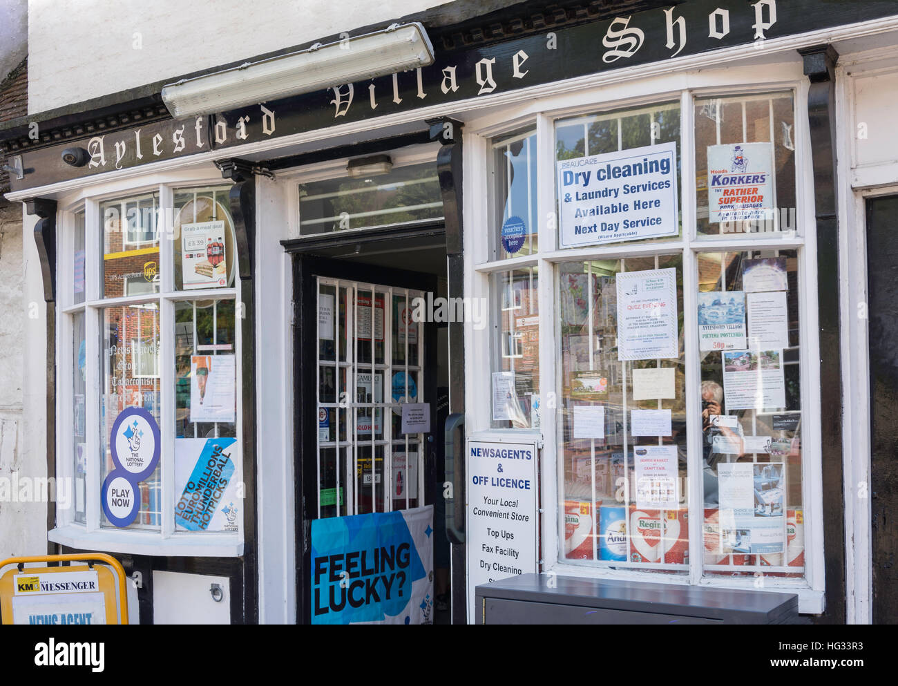 Aylesford Village Shop, High Street, Aylesford, Kent, England, United Kingdom Stock Photo