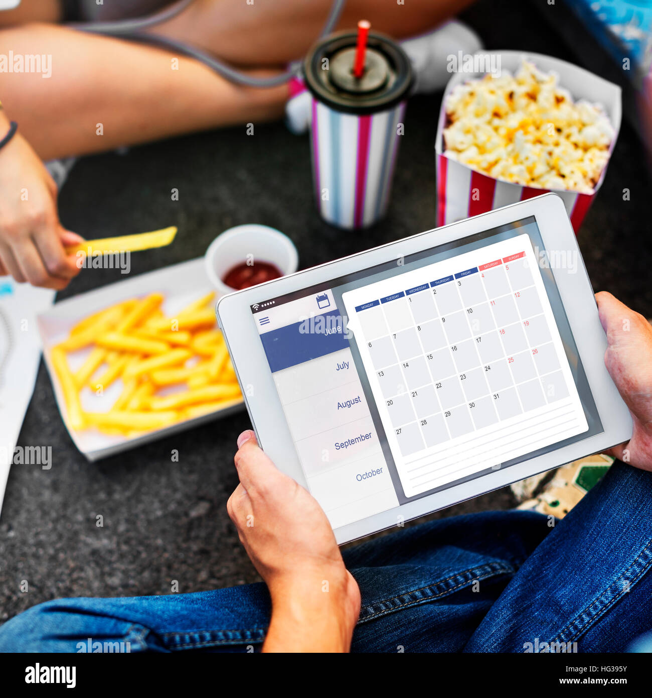 Appointment Agenda Reminder Personal Organizer Calendar Concept Stock