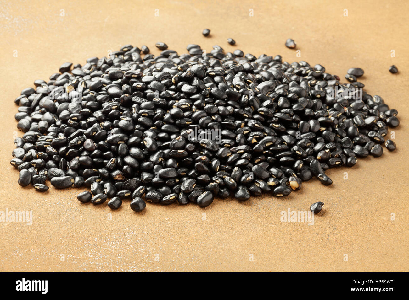 Black beans dried Stock Photo Alamy