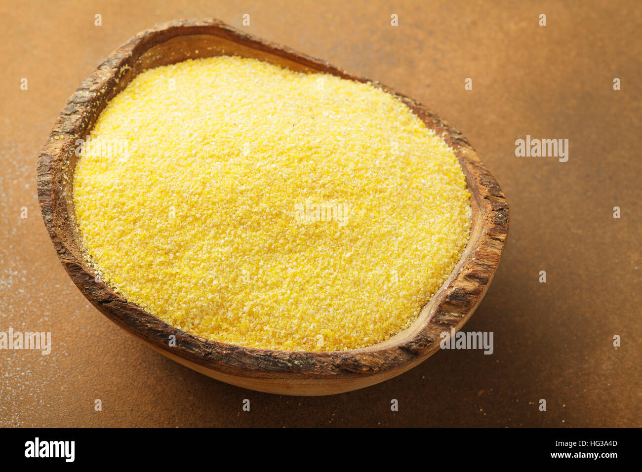 dried polenta / cornmeal Stock Photo Alamy