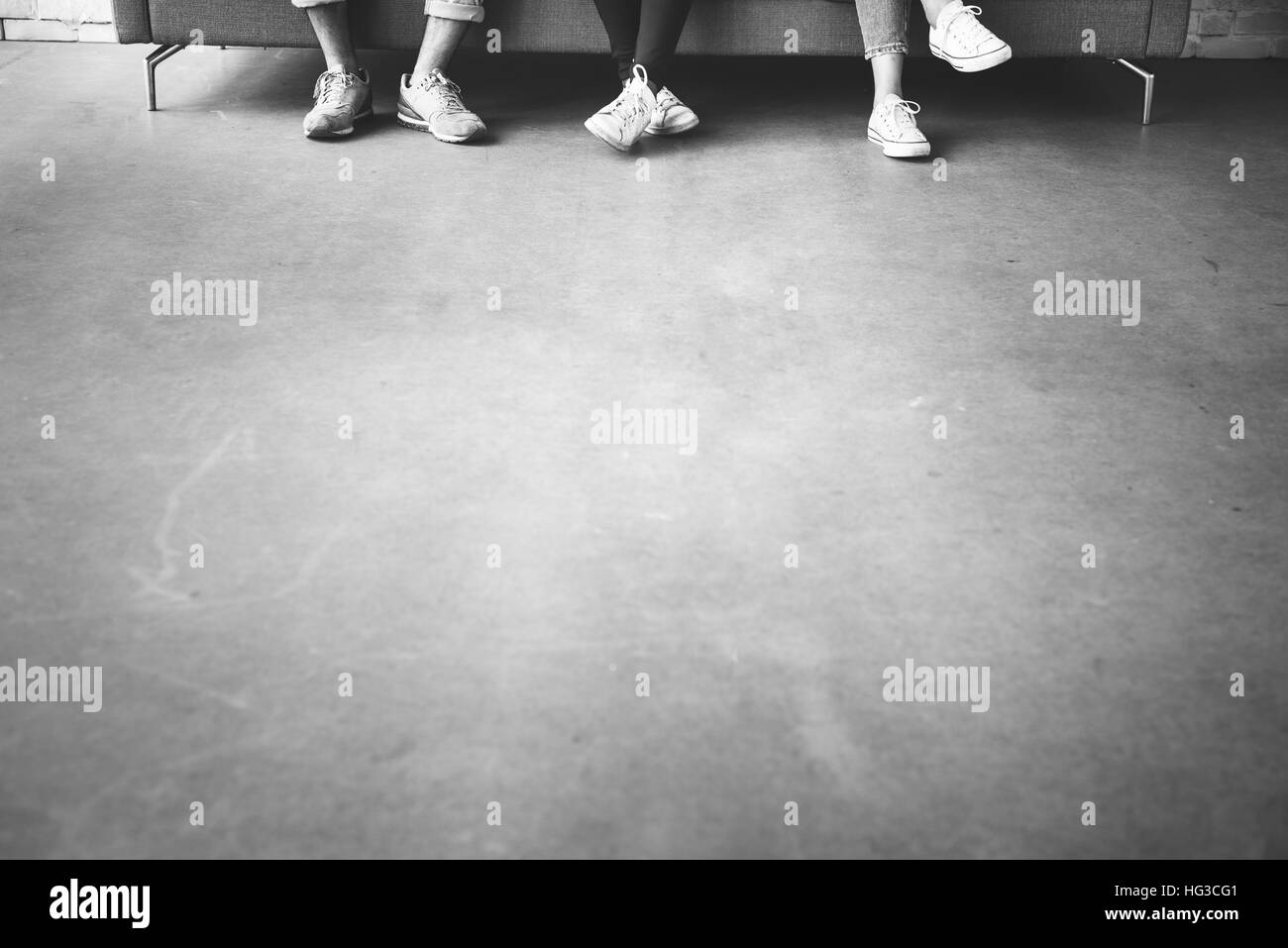Group diverse people standing Black and White Stock Photos & Images - Alamy