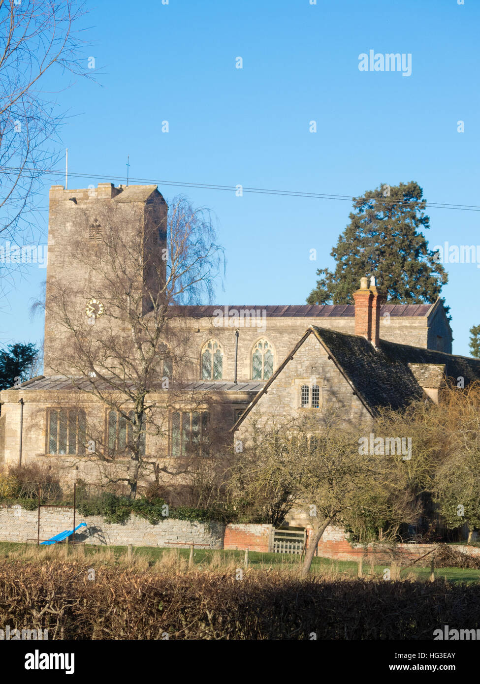 The Priory Church of St Mary, Deerhurst, Gloucestershire, England, UK Stock Photo Alamy