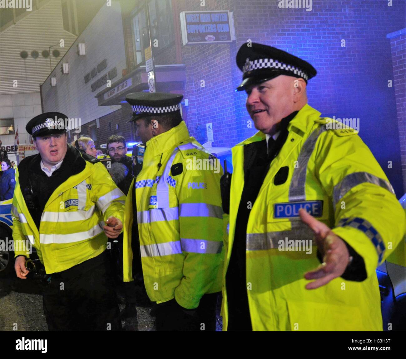 on the film set of Stuart Mann thriller Final score Stock Photo - Alamy