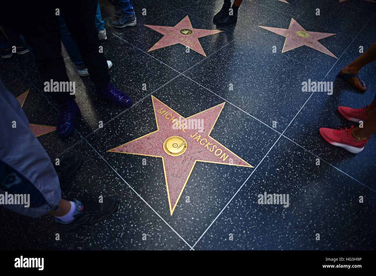Michael Jackson star in Hollywood Walk of Fame, Los Angeles, California ...