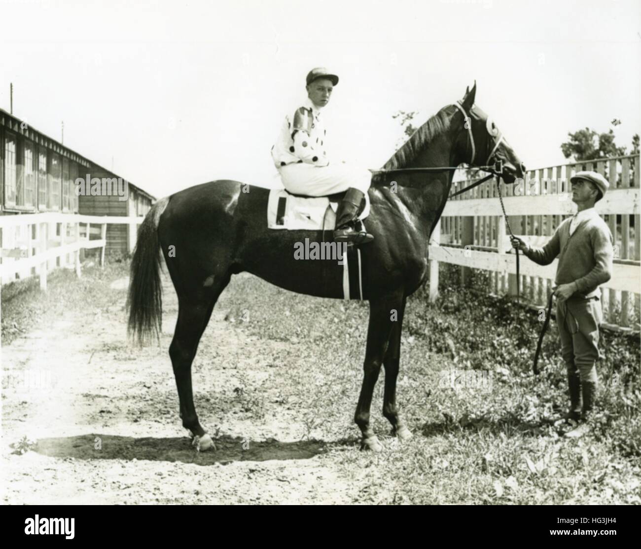 Omaha, Wayne Wright Up, Winner 1935 Triple Crown. Photo by Bert