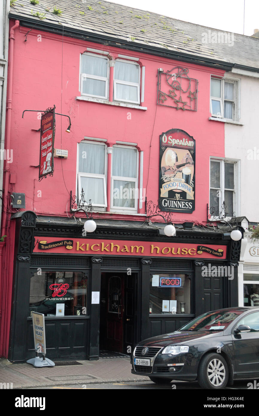 The Kickham House public house in Tipperary Town, County Tipperary, Ireland (Eire). Stock Photo