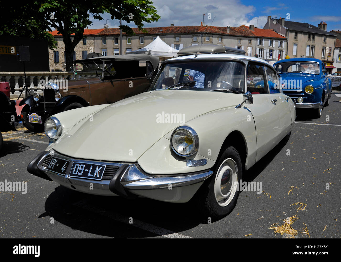 Citroen DS19 classic French car Stock Photo