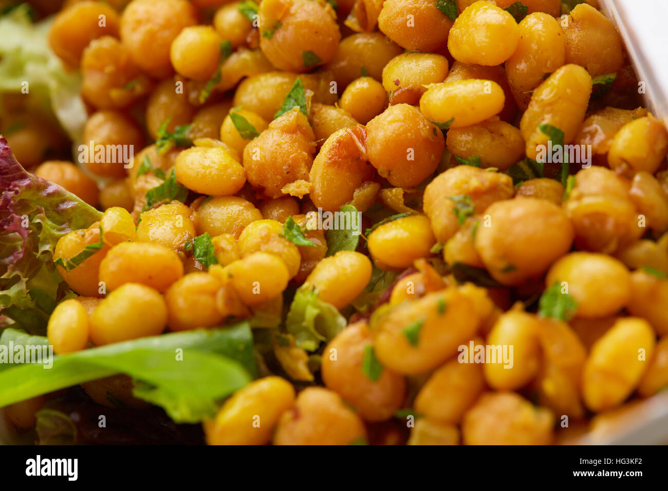 beans and vegetables with turmeric Stock Photo Alamy