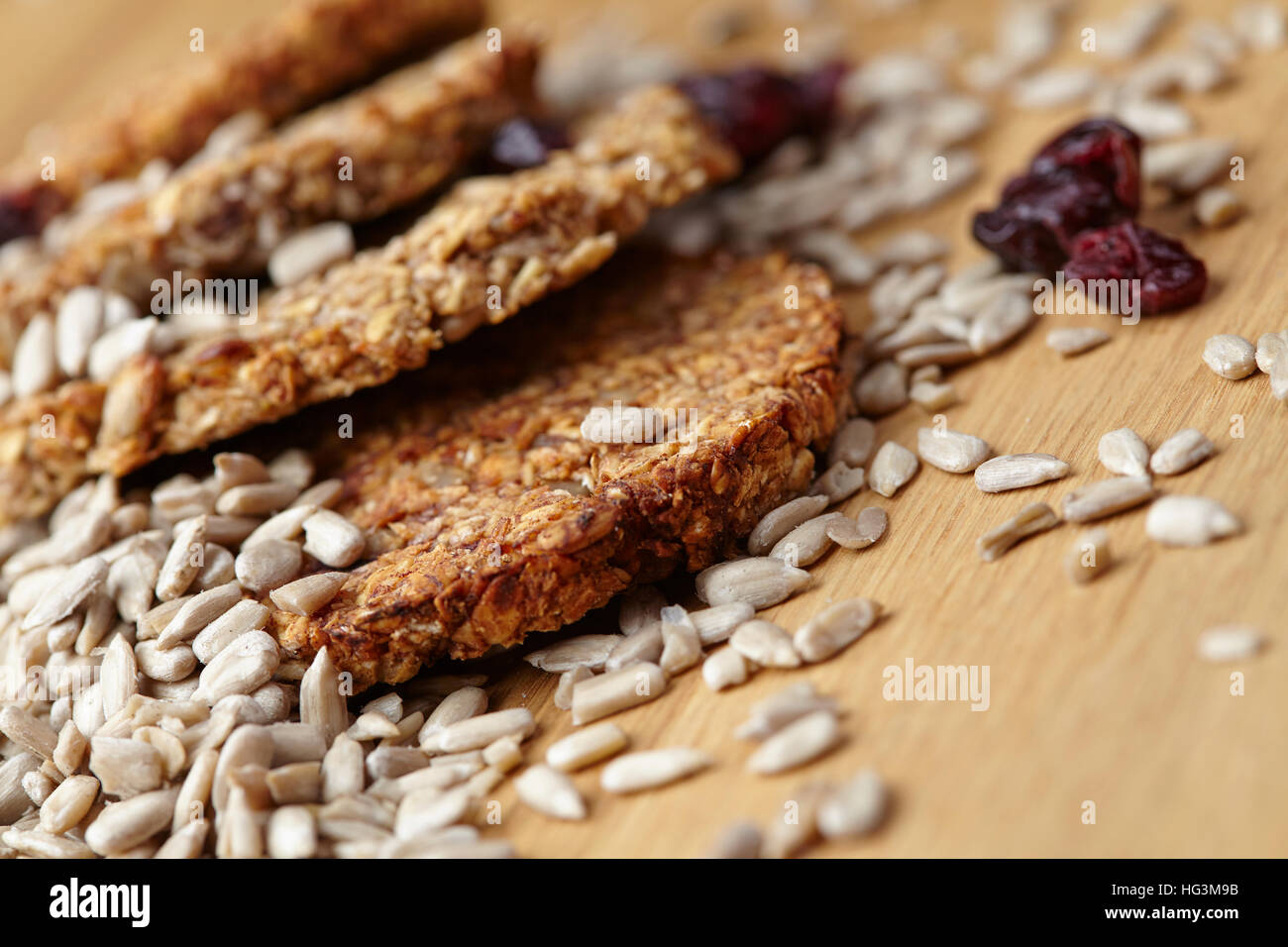 healthy eating granola, seeds Stock Photo Alamy