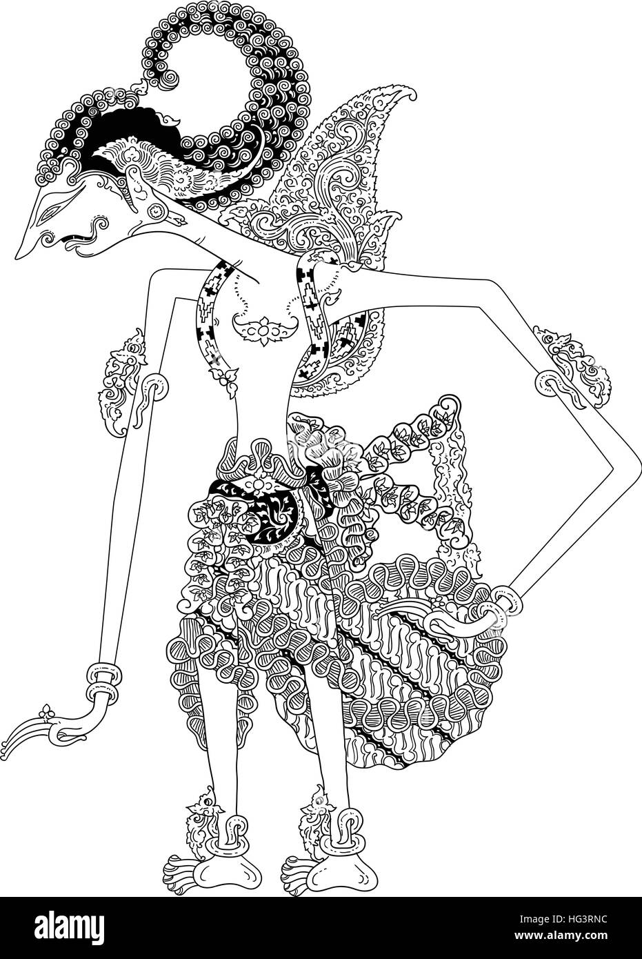 Gambar Wayang Batara Indra Gambar Wayang