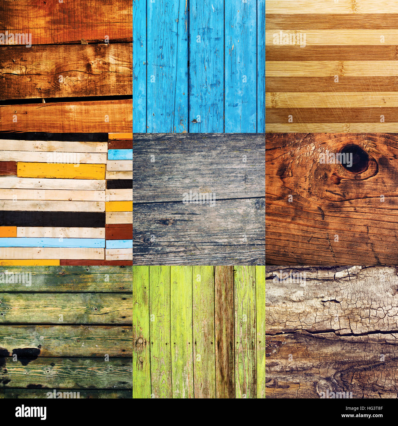 Collage Of Nine Different Wood Texture Samples In Square Format Stock collage-of-nine-different-wood-texture-samples-in-square-format-stock
