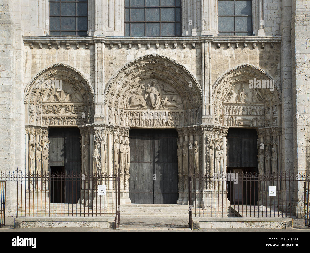 Chartres cathedral , exterior Stock Photo