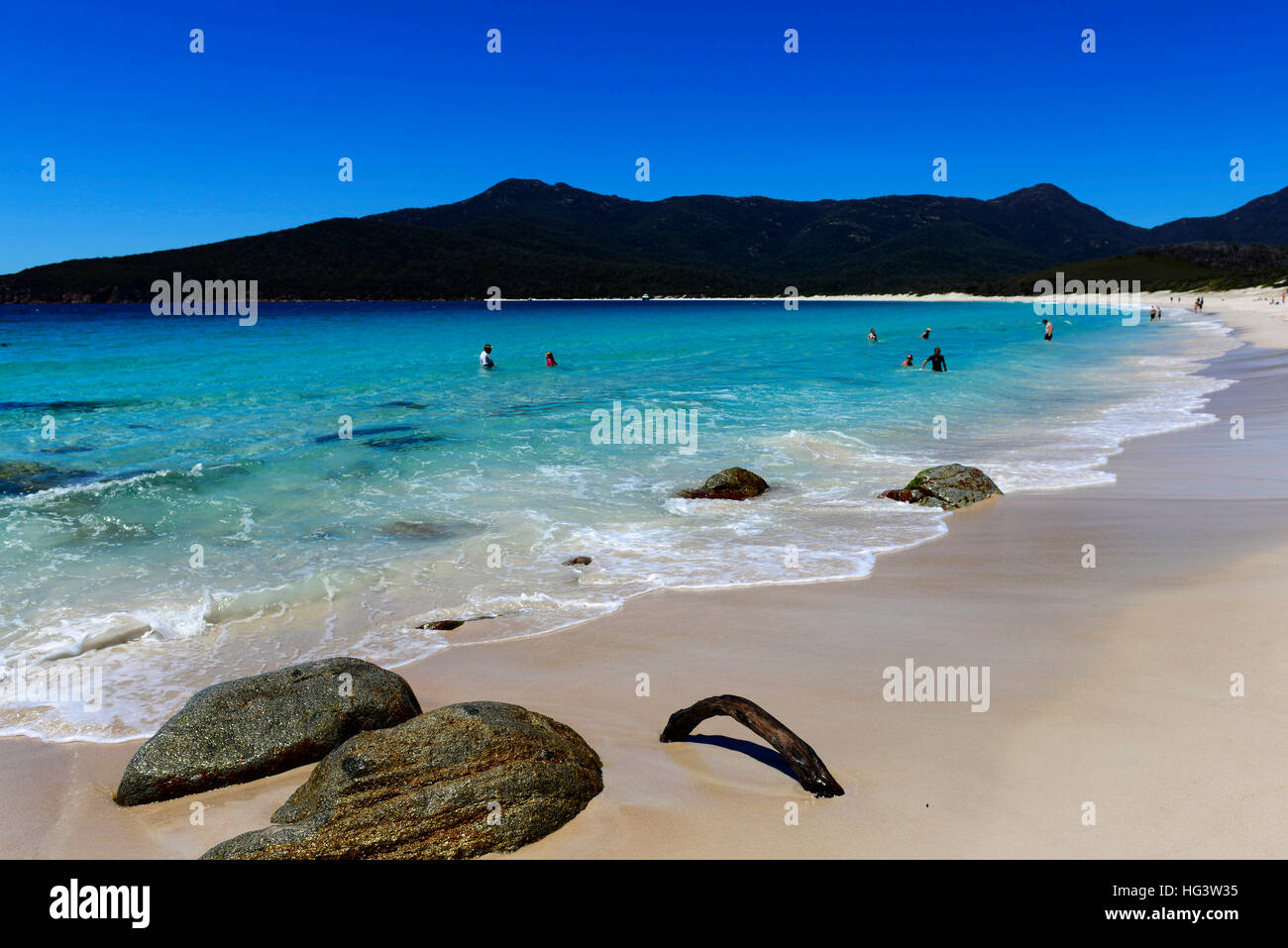 Wineglass bay in Tasmania, Australia Stock Photo Alamy