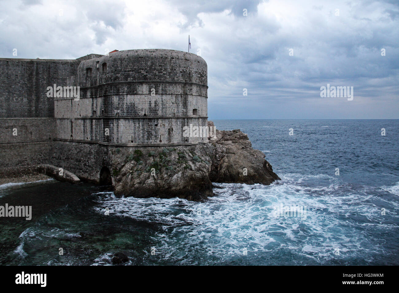 Dubrovnik,fortress Bokar,Games of Throne,Croatia,Europe,1 Stock Photo