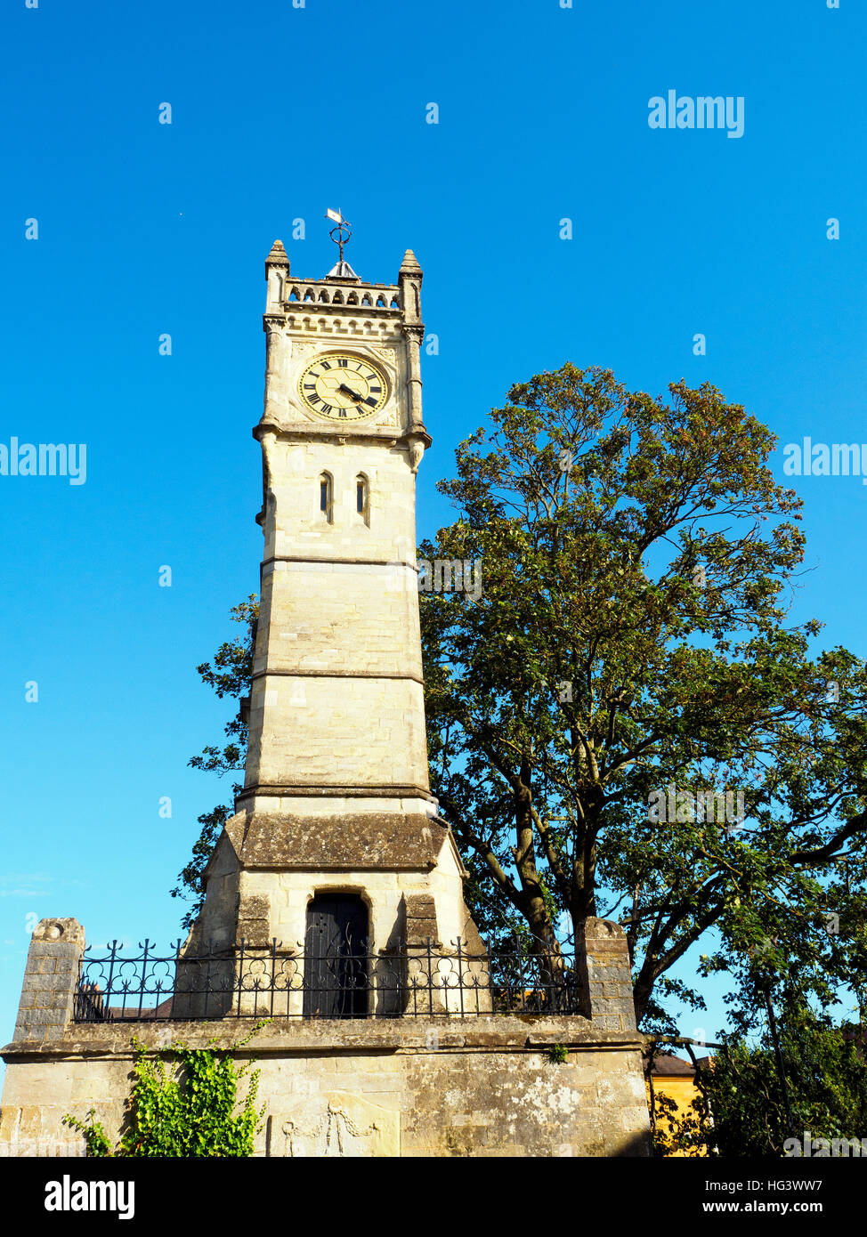 Fisherton Street Clock tower Salisbury, Wiltshire Stock Photo Alamy