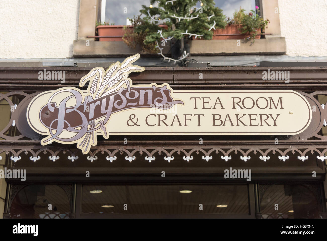 The Brysons Tea Room and Craft Bakery shop and restaurant Keswick the Lake District Cumbria UK Stock Photo