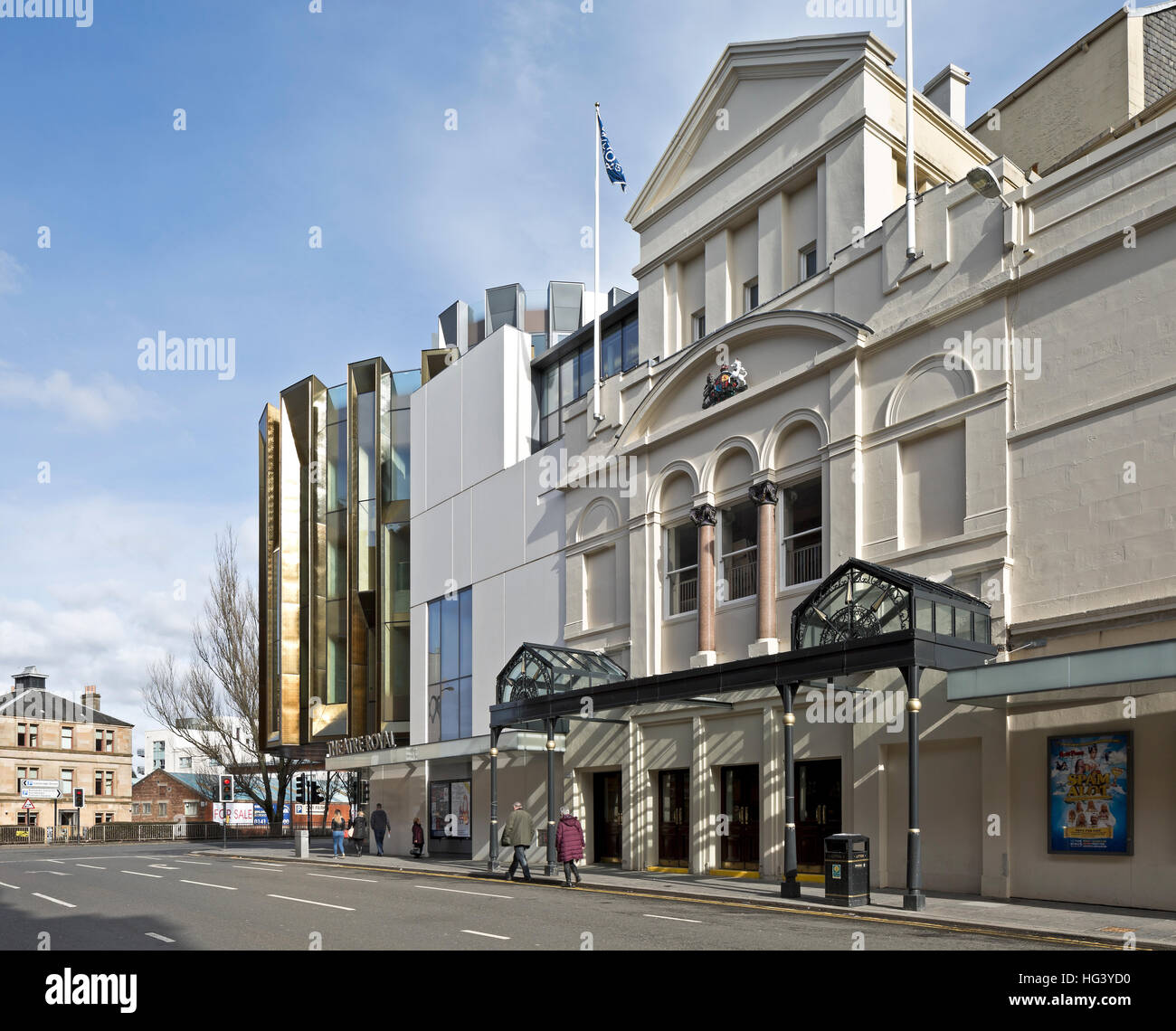 Theatre Royal Glasgow, Scotland, UK. Exterior view Stock Photo Alamy