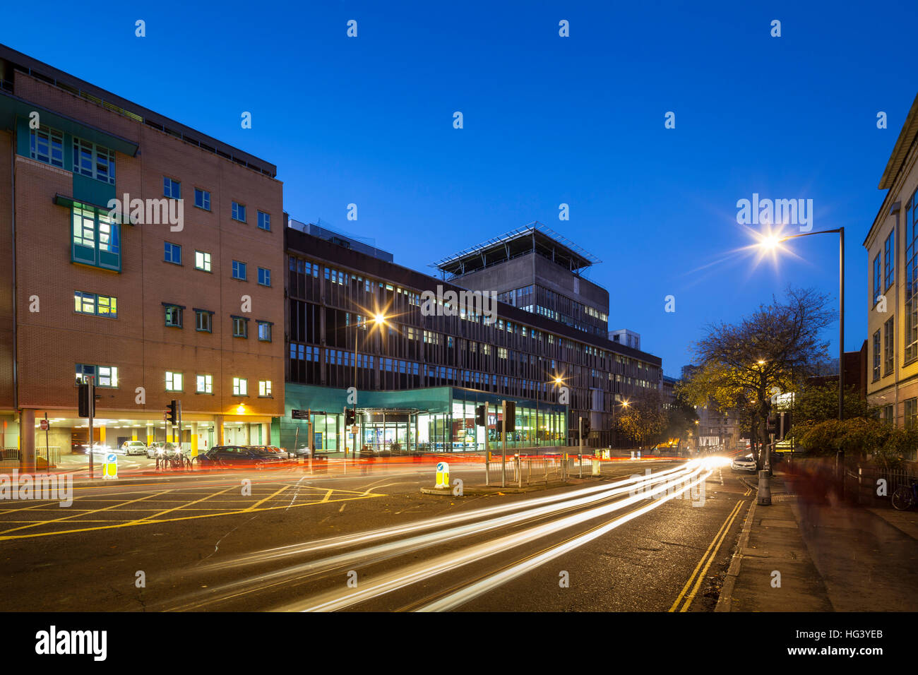 Bristol Royal Infirmary, Bristol, UK. Redevelopment. Stock Photo