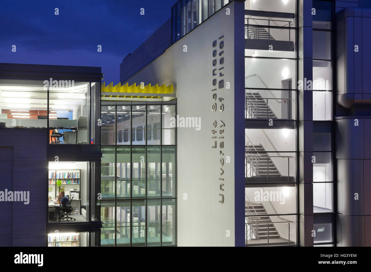 Department of Biological Sciences, University of Bristol, Bristol, UK. Located within two historic conservation areas, the Stock Photo
