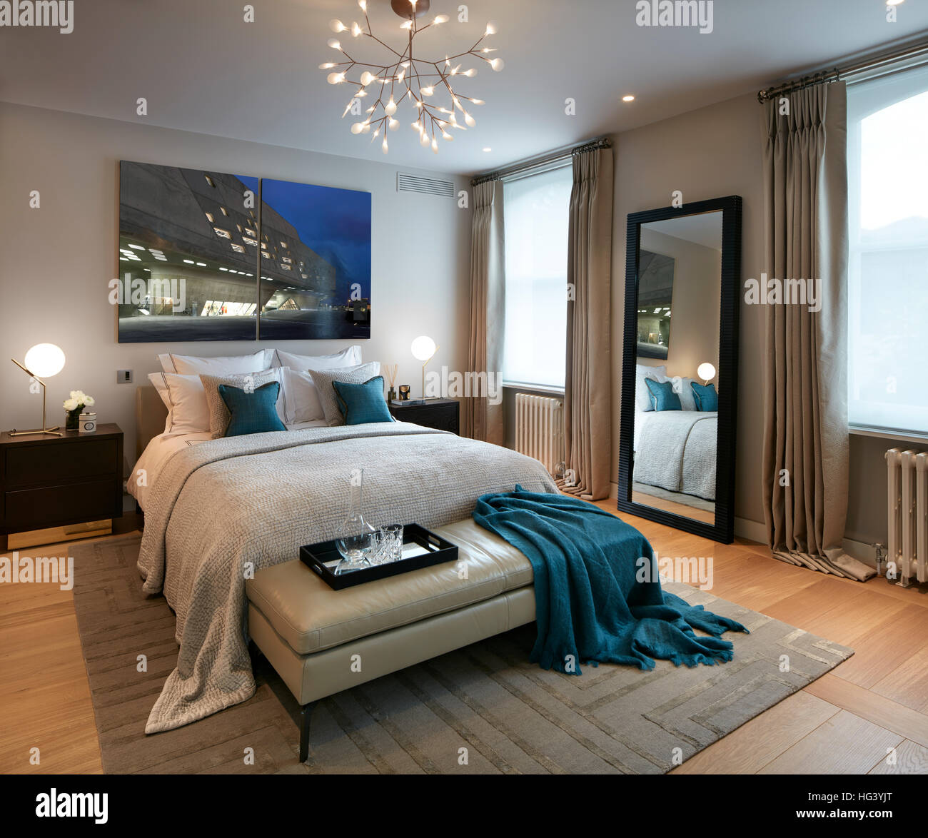 Interior view of bedroom hires stock photography and images Alamy