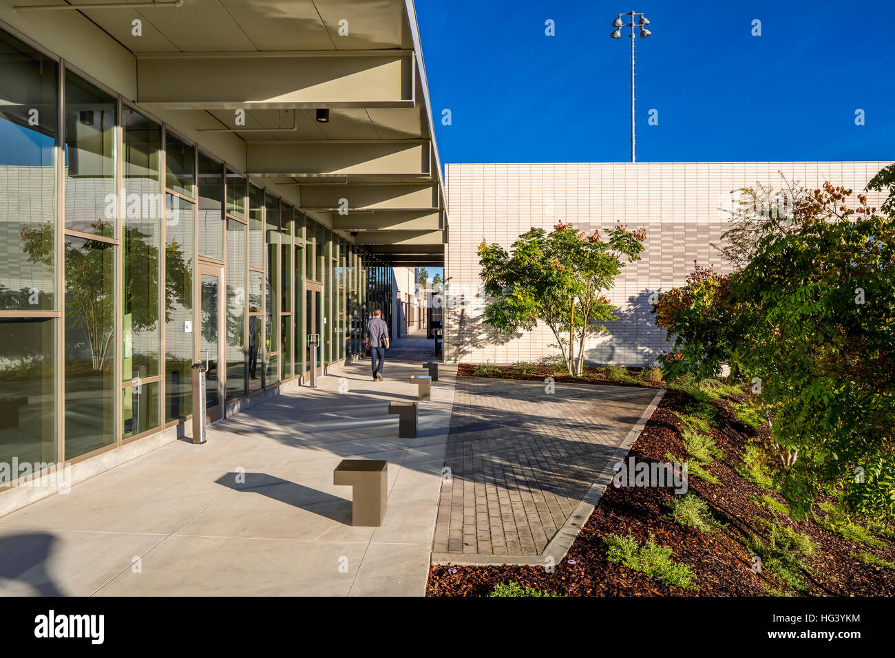 Crafton Hills College in Yucaipa, CA, USA.  Exterior view. Stock Photo