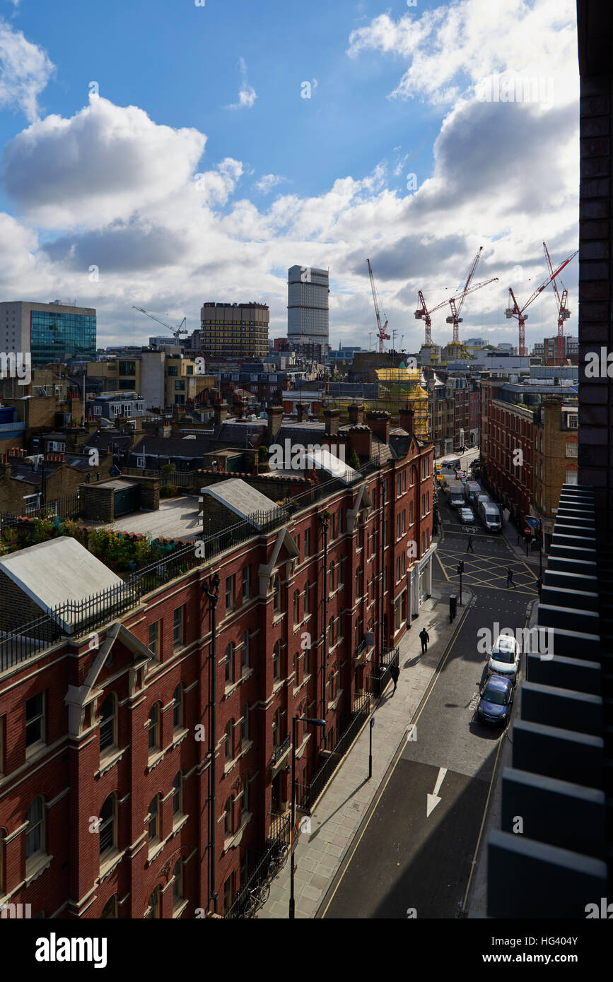 Fitzroy Place, London, UK. Affordable Housing, Cleveland Street block