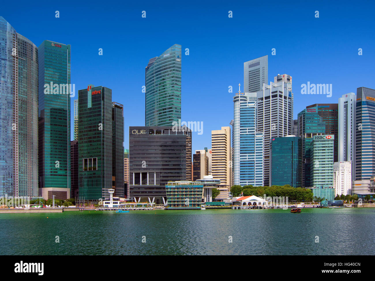 Marina Bay , Singapore Stock Photo