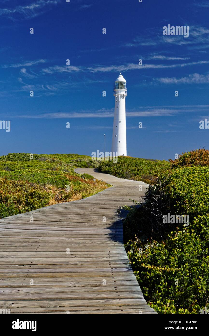 Slangkop Lighthouse - South Africa Stock Photo