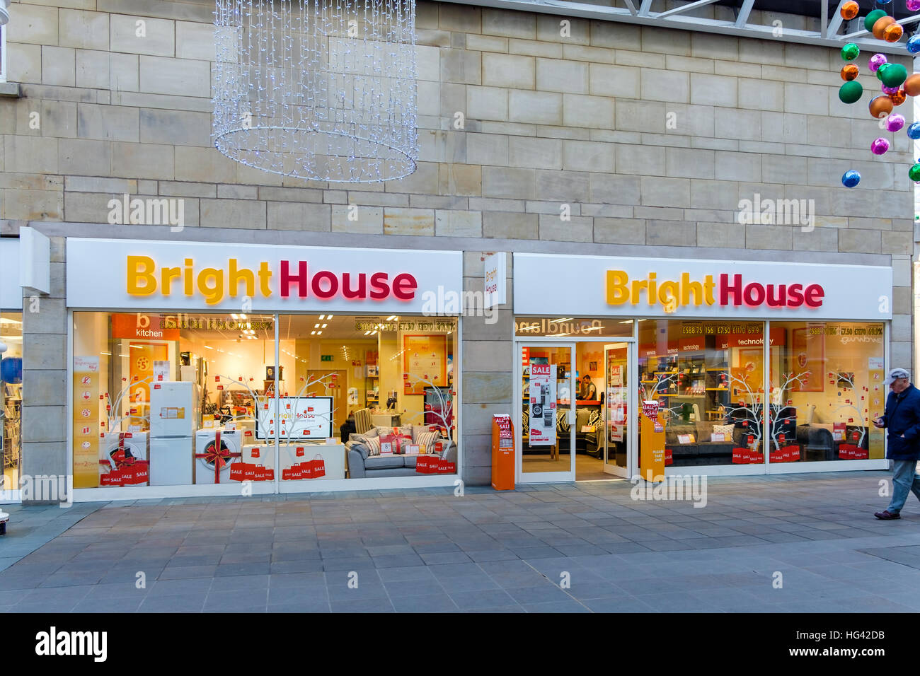 Bright House Shop St Nicholas Arcade Lancaster Stock Photo