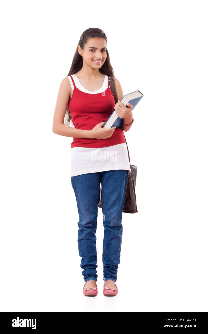 India college girls jeans hi-res stock photography and images - Alamy