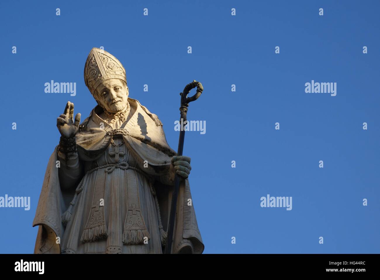 Sant'Agata dei Goti Statue Sant Alfonso usage worldwide Stock Photo