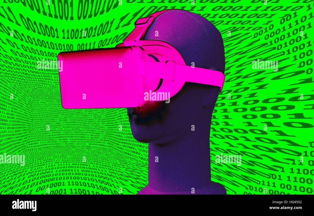 symbolic image: virtual reality. | usage worldwide Stock Photo - Alamy