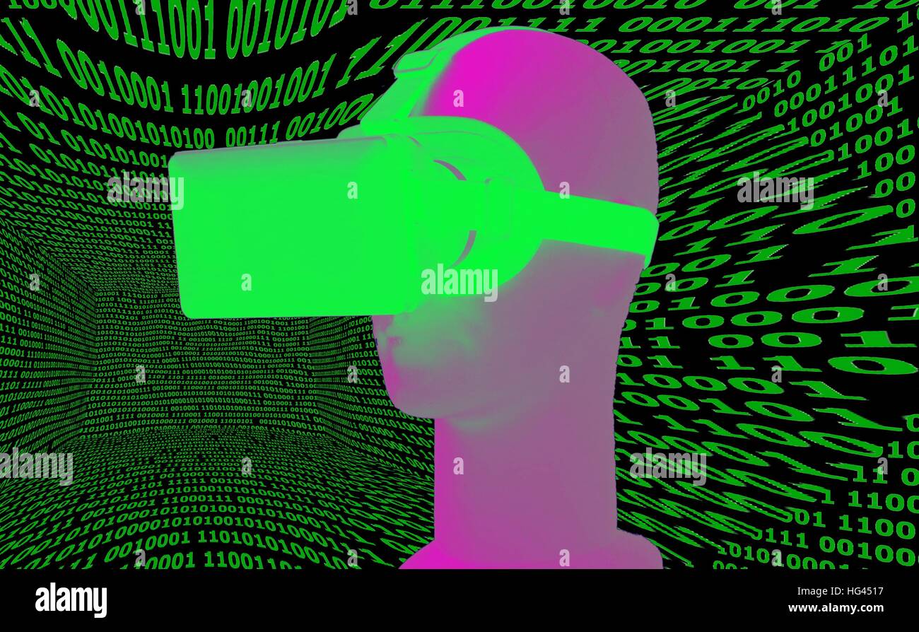 symbolic image: virtual reality. | usage worldwide Stock Photo - Alamy