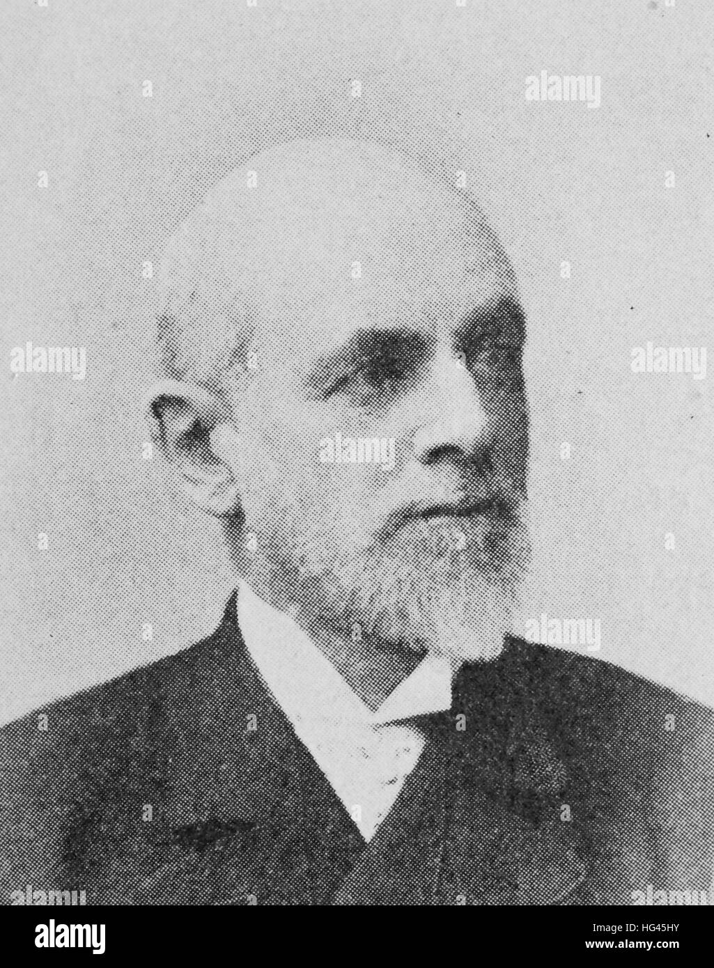 Alexander von Peez, Born January 19, 1829; Died 12 January 1912, was a German-Austrian politician and industrialist, reproduction of a photo from the year 1895, digital improved Stock Photo