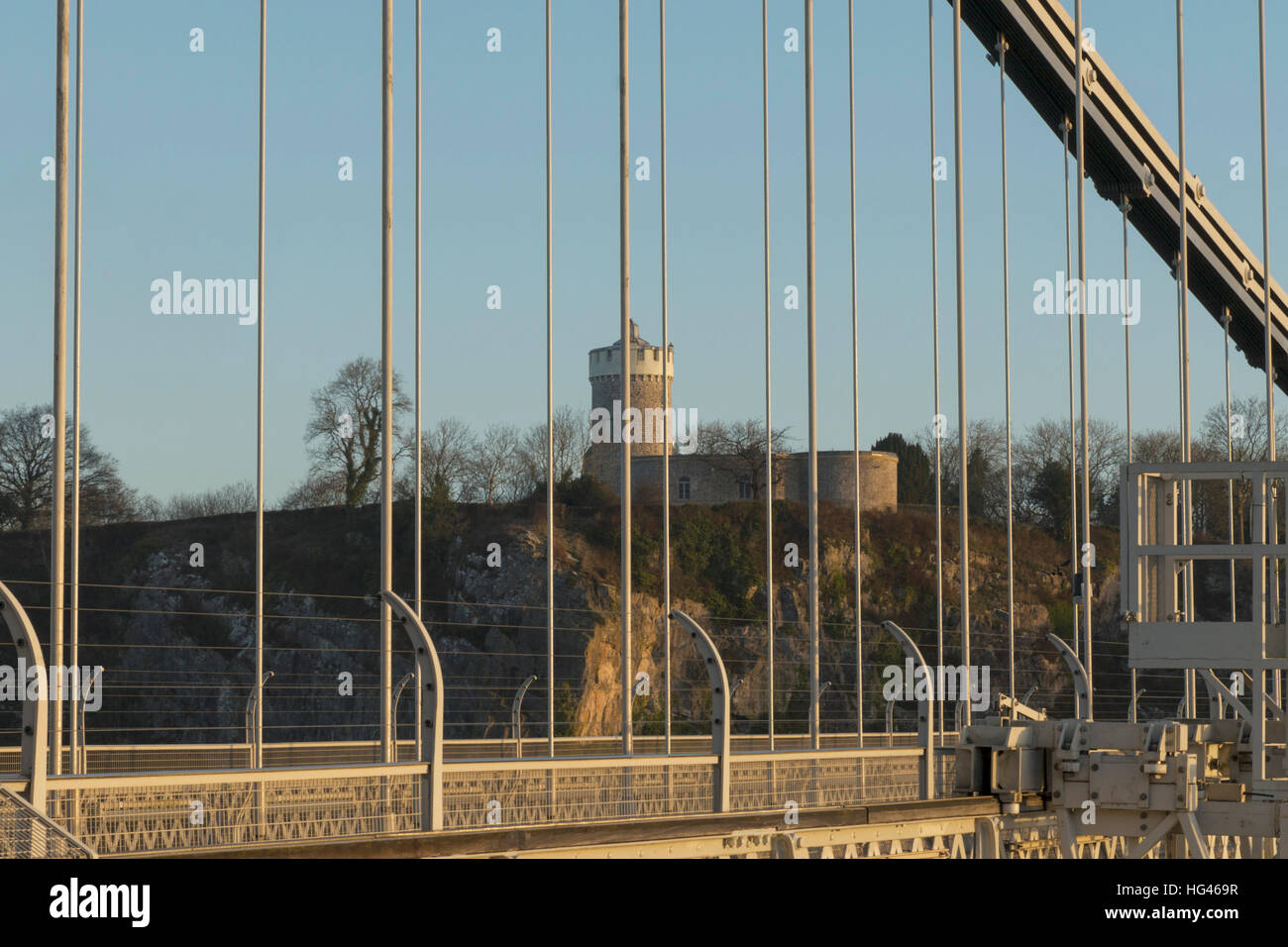 Clifton suspension bridge trees hi-res stock photography and images - Alamy