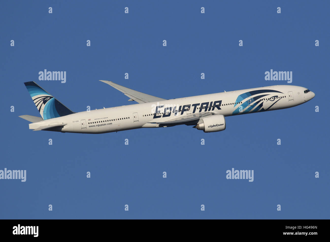 EGYPTAIR 777 Stock Photo