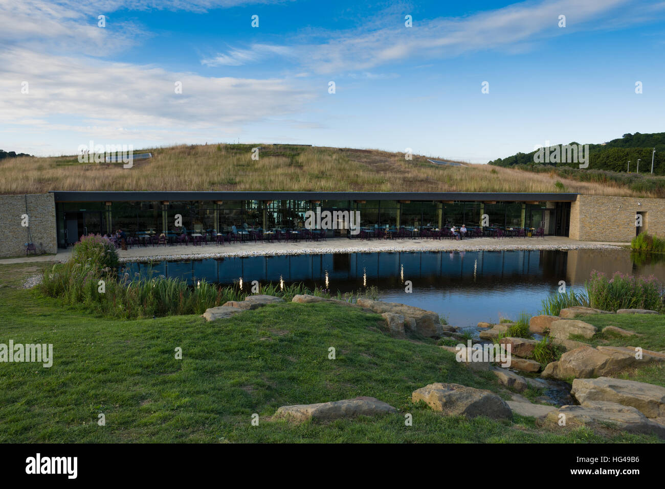 The exterior of the award winning Gloucester Motorway Service Station