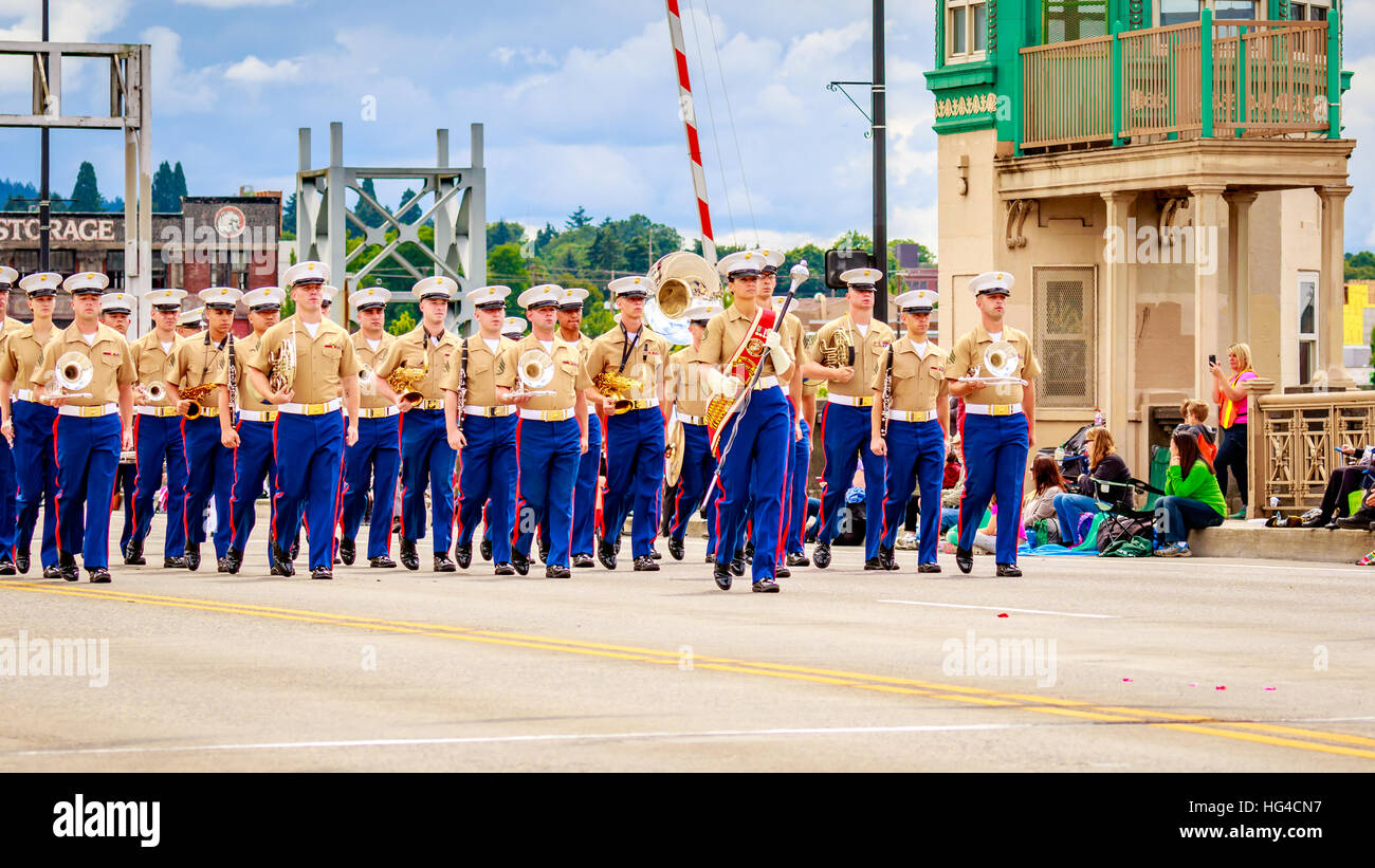 Third marine aircraft wing marching band hires stock photography and
