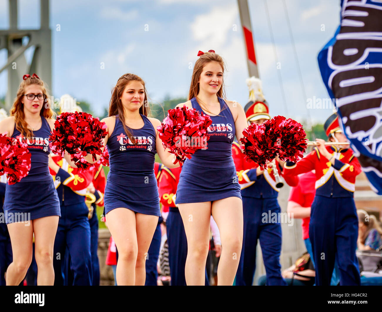 Portland, Oregon, USA June 11, 2016 Newport High School Marching