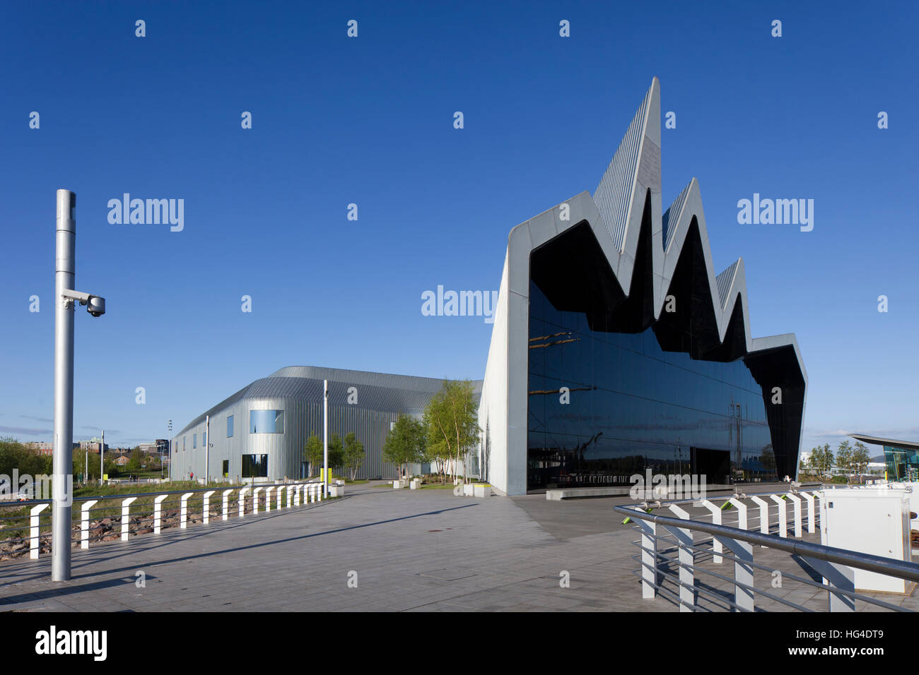 Riverside Museum, River Clyde, Glasgow, Scotland, United Kingdom Stock Photo