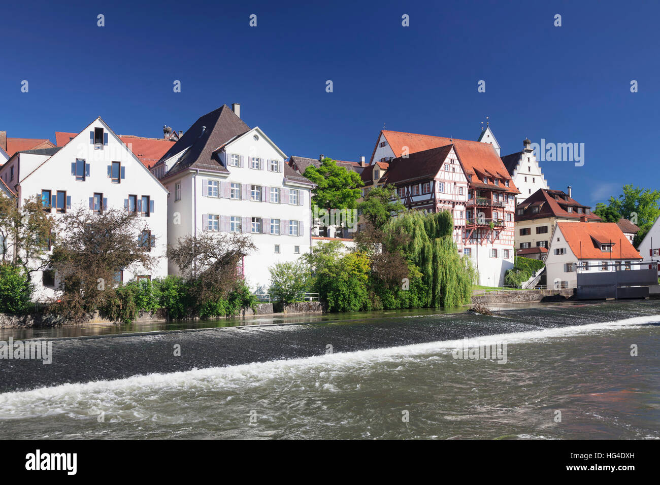 Riedlingen, Danube River, Upper Swabia, Baden-Wurttemberg, Germany Stock Photo