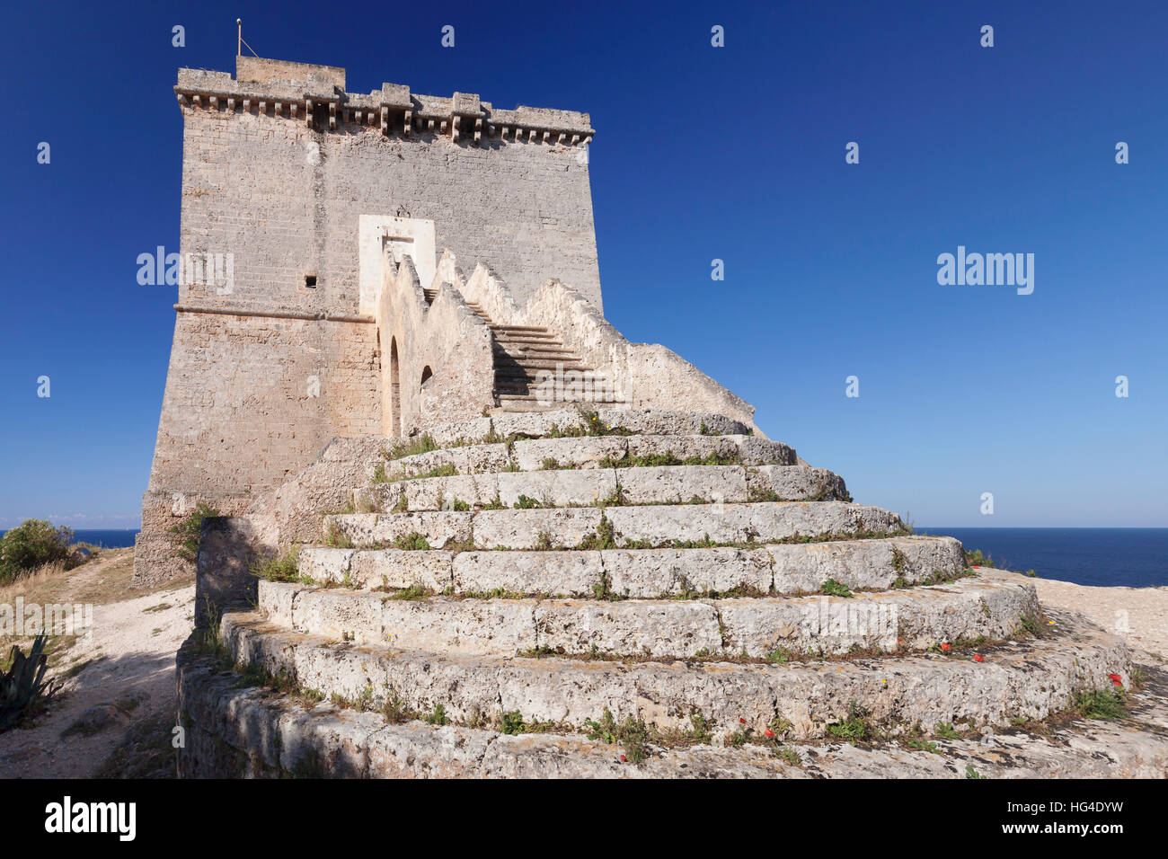 Torre dell'Alto, Santa Maria al Bagno, Lecce province, Salentine Peninsula, Puglia, Italy Stock Photo