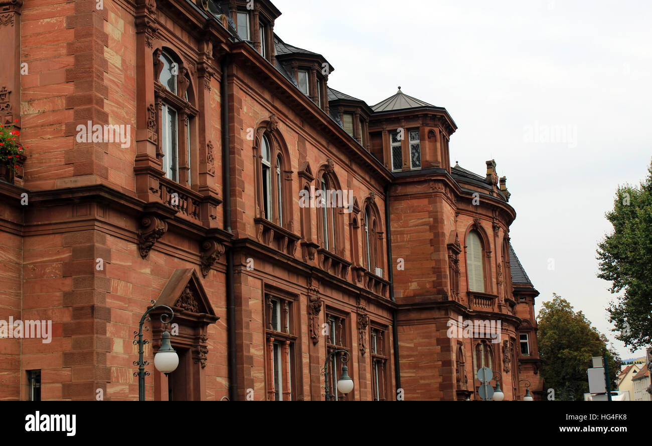 Old congress hall in Heidelberg Stock Photo